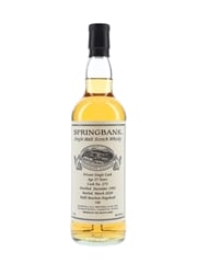 Springbank 1992 27 Year Old Private Single Cask 273
