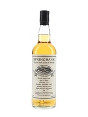 Springbank 1992 27 Year Old Private Single Cask 273