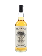 Springbank 1992 27 Year Old Private Single Cask 273 Bottled 2020 70cl / 48.4%