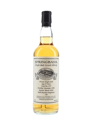 Springbank 1992 27 Year Old Private Single Cask 273