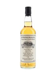 Springbank 1992 27 Year Old Private Single Cask 273