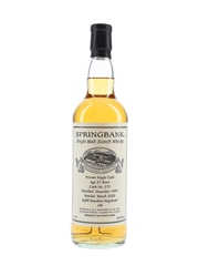 Springbank 1992 27 Year Old Private Single Cask 273