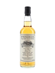 Springbank 1992 27 Year Old Private Single Cask 273