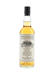 Springbank 1992 27 Year Old Private Single Cask 273