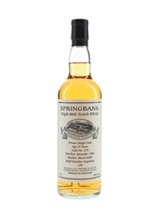 Springbank 1992 27 Year Old Private Single Cask 273