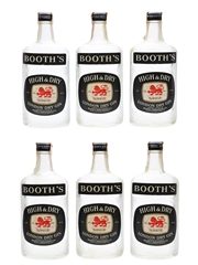 Booth's High & Dry Bottled 1960s-1970s - Spain 6 x 75cl / 43%