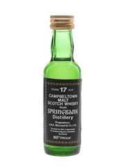 Springbank 17 Year Old Bottled 1970s - Cadenhead's 5cl / 46%
