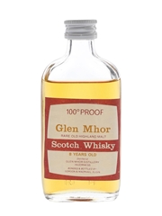 Glen Mhor 8 Year Old 100 Proof Bottled 1970s - Gordon & MacPhail 5cl / 57%