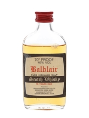 Balblair 10 Year Old Bottled 1970s - Gordon & MacPhail 5cl / 40%
