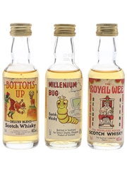 Scottish Collection Scotch Whisky Bottoms Up, Millennium Bug & Royal Wee 3 x 5cl / 40%