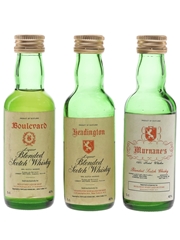 Lambert Brothers Blended Whisky Boulevard, Headington & Murnane's - US Imports 3 x 5cl / 40%