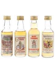 Scottish Collection Scotch Whisky Amazing Grace, Gardener's Choice, Hot Toddy & Mother's Toddy 4 x 5cl / 40%