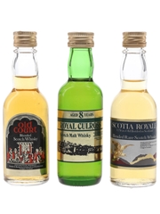 Gillies & Co. Blended Whisky Old Court, Royal Culross & Scotia Royale 3 x 5cl