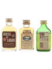 House Of Lords, Macleod's 8 Year Old & Pinwinnie 12 Year Old Bottled 1980s 3 x 4cl-5cl