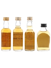 George Morton & Grey Rogers Blended Whisky Bottled 1980s 4 x 5cl