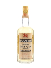 Booth's Finest Dry Gin Bottled 1957 75cl / 40%