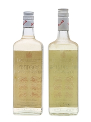 Booth's Dry Gin Bottled  1970s 2 x 75cl