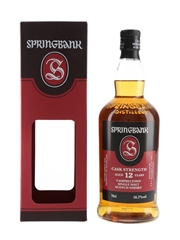 Springbank 12 Year Old Cask Strength  70cl / 56.2%