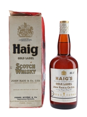 Haig Gold Label Spring Cap Bottled 1960s - Pierre Riviere 75cl / 43.5%