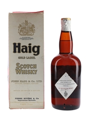 Haig Gold Label Spring Cap Bottled 1960s - Pierre Riviere 75cl / 43.5%