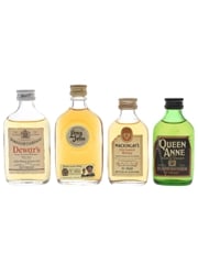 Dewar's, Long John, Mackinlay's & Queen Anne Bottled 1960s & 1970s 4 x 5cl / 40%