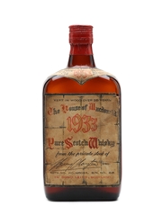 The House of Macdonald 1933 26 Years Old 75cl