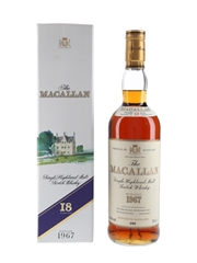 Macallan 1967 18 Year Old Bottled 1980s 75cl / 43%