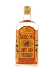 Gordon's Dry Gin Spring Cap Bottled 1950s 75cl / 47%