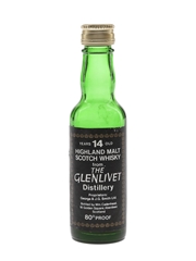 Glenlivet 14 Year Old Bottled 1970s - Cadenhead's 5cl / 46%