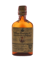 King George IV Bottled 1930s-1940s - Picker Linz Importer 4.7cl / 43.4%