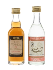 Klubowa & Nikifskaya Bottled 1980s 2 x 5cl
