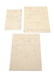 Andrew Usher & Co. Purchase Receipts, Dated 1877