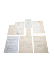 Assorted Wholesale Prices Lists, Dated 1893