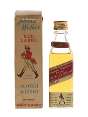 Johnnie Walker Red Label Bottled 1980s 5cl / 40%