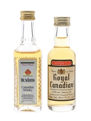 McAdams & Royal Canadian  2 x 5cl / 40%