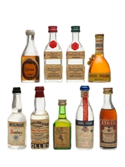 Assorted Spirits & Liqueurs  9 x 5cl