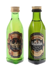 Glenfiddich Special Reserve & Pure Malt Bottled 1980s & 1990s 2 x 5cl