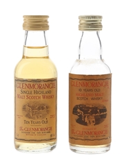 Glenmorangie 10 Year Old Bottled 1970s & 1990s 2 x 5cl / 40%