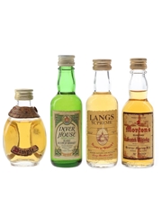 Dimple, Inver House, Langs Supreme & Morton's Bottled 1970s 4 x 4.7cl-5cl / 40%