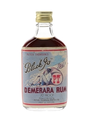 Black Jo Demerara Rum Bottled 1970s - Peter Thomson 5cl / 40%