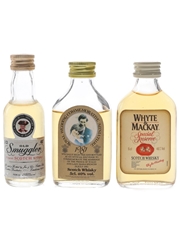 Macleod's, Old Smuggler & Whyte & Mackay Bottled 1980s 3 x 3cl-5cl / 40%