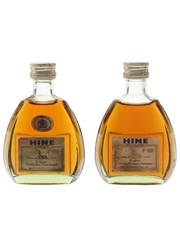 Hine Antique & Triomphe Bottled 1970s 2 x 5cl / 40%
