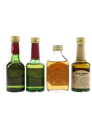 Athol Brose, Hot Toddy & Loch Lomond Liqueurs Bottled 1980s 4 x 3cl - 5cl