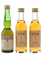 De Luze & Tiffon Cognac  3 x 4.5cl-5cl / 40%