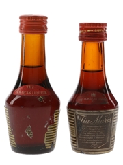 Tia Maria Bottled 1970s 2 x 5cl