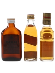 Haig, Johnnie Walker & Mackinlay's Bottled 1960s & 1970s 3 x 5cl-5.6cl / 40%