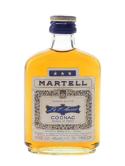 Martell 3 Star Pocket Size Bottled 1970s 10cl / 40%
