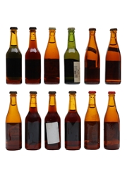 Assorted Tiny Beer Bottles Beamish, Harp, Kilkenny, Murphys, Smithwicks 12 x 1cl