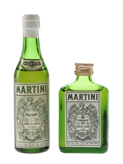 Martini Vermouth Bottled 1970s 2 x 5cl