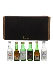 Assorted Harrods Spirits Gin, Cognac, Whisky & Vodka 6 x 5cl
